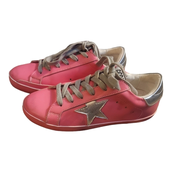 Golden Goose Shoes - Never worn bubblegum pink Golden Goose Super-star size 38 sneakers
